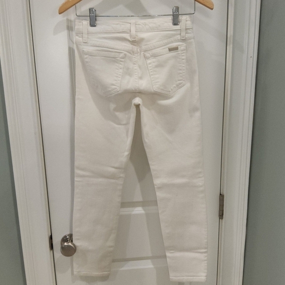 Joe's Jeans Straight Ankle White Denim jeans - Size 25 - Picture 5 of 8